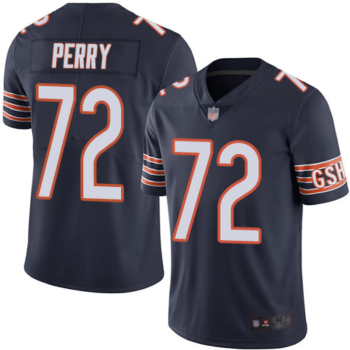 Chicago Bears Limited Navy Blue Men William Perry Home Jersey NFL Football #72 Vapor Untouchable->chicago bears->NFL Jersey
